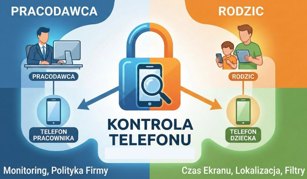 kontrola rodzicielska przy urzyciu oprogramowania spymobile / spyphone